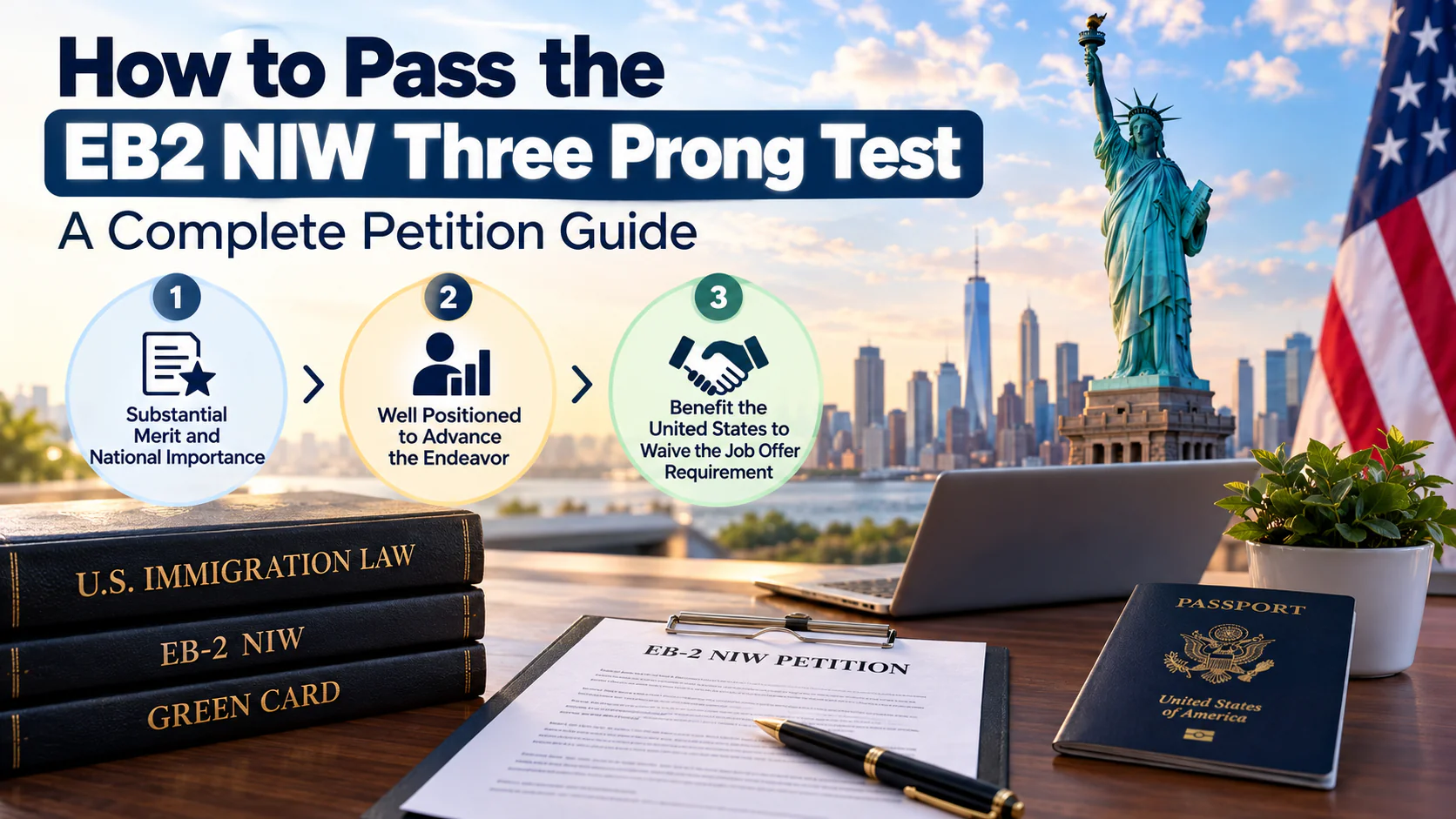 How to Pass the EB2 NIW Three Prong Test: A Complete Petition Guide