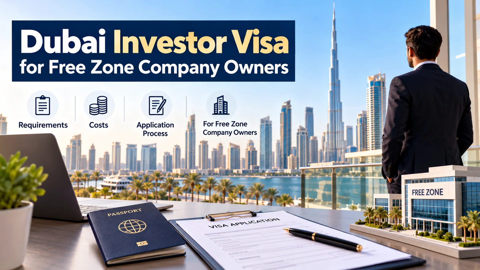 Dubai Investor Visa for Free Zone Company Owners: Requirements, Costs and Application Process